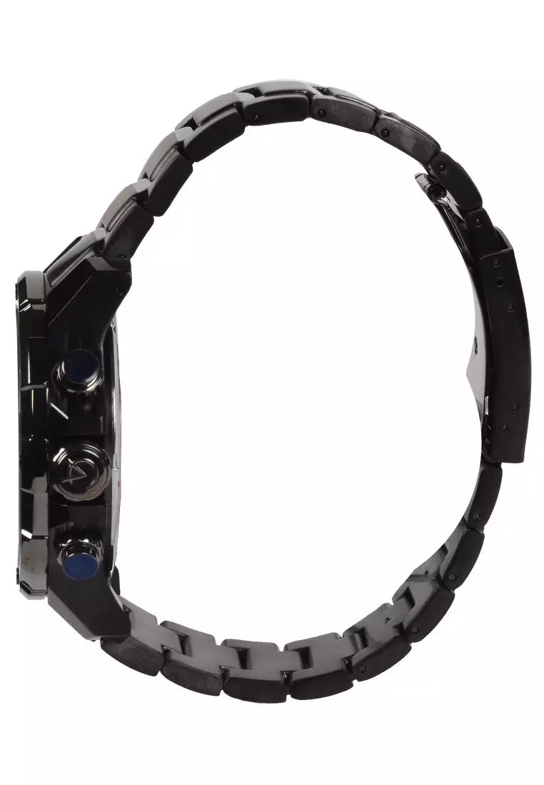 Alexandre Christie - Jam Tangan Pria - Black - Stainless Steel Bracelet - 6410MCBEPBA