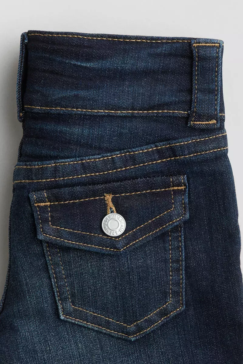 Bootcut Leg Low Jeans