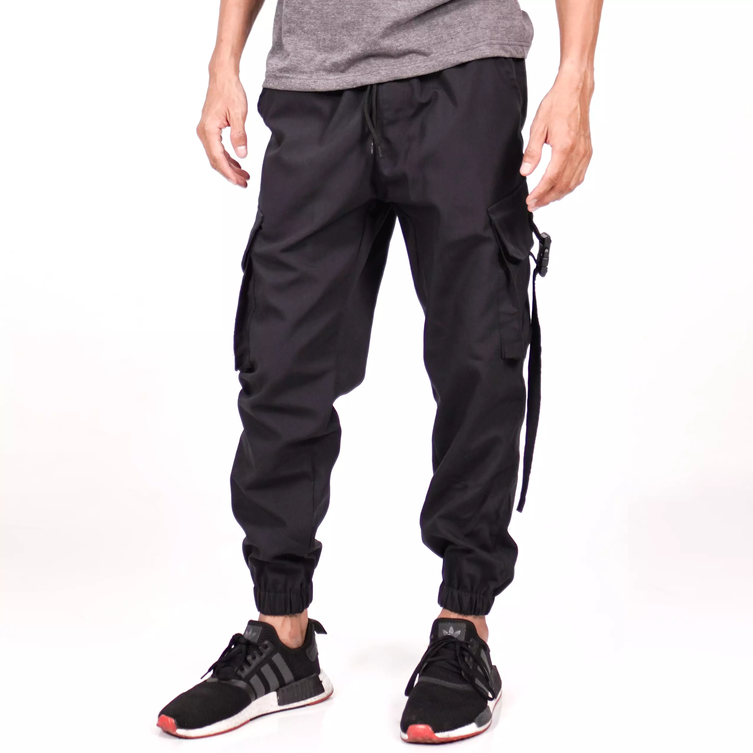 OKECHUKU Arthur Celana Hypebeast Celana Cargo Jogger Cargo Pants Pria