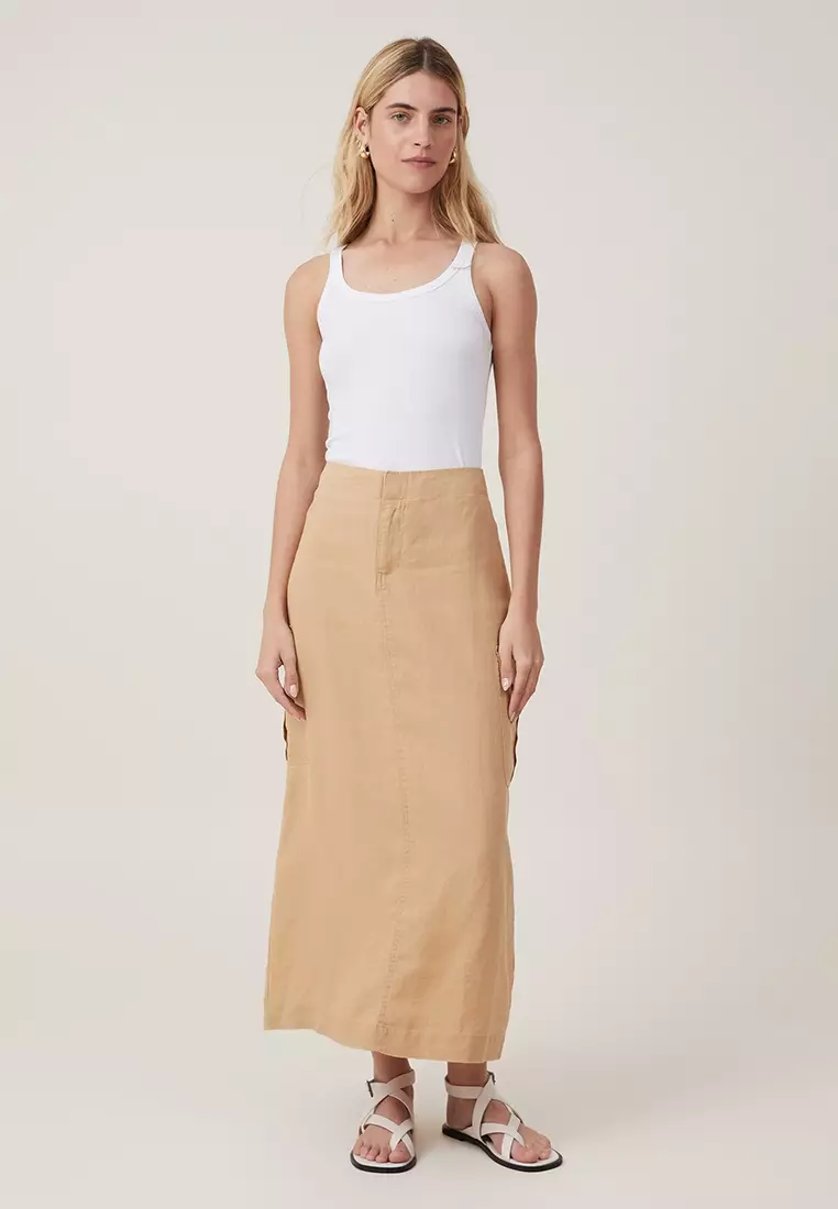 linen skirt