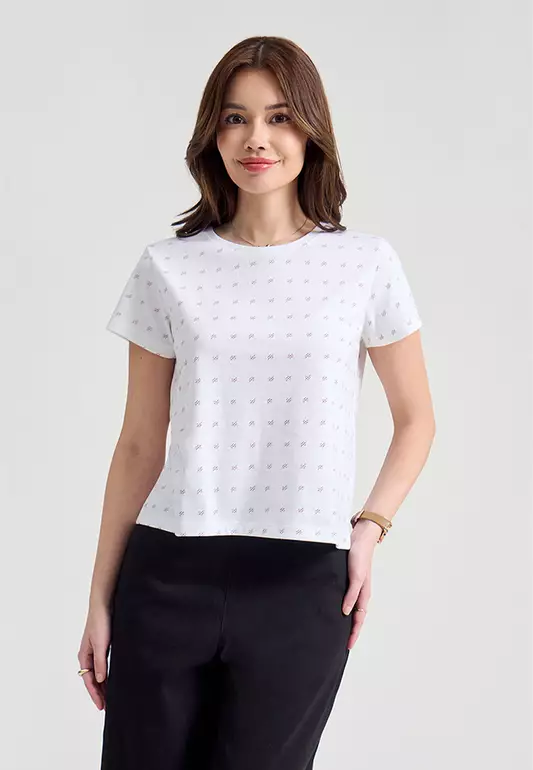 P All-Over Print Relaxed Fit T-Shirt