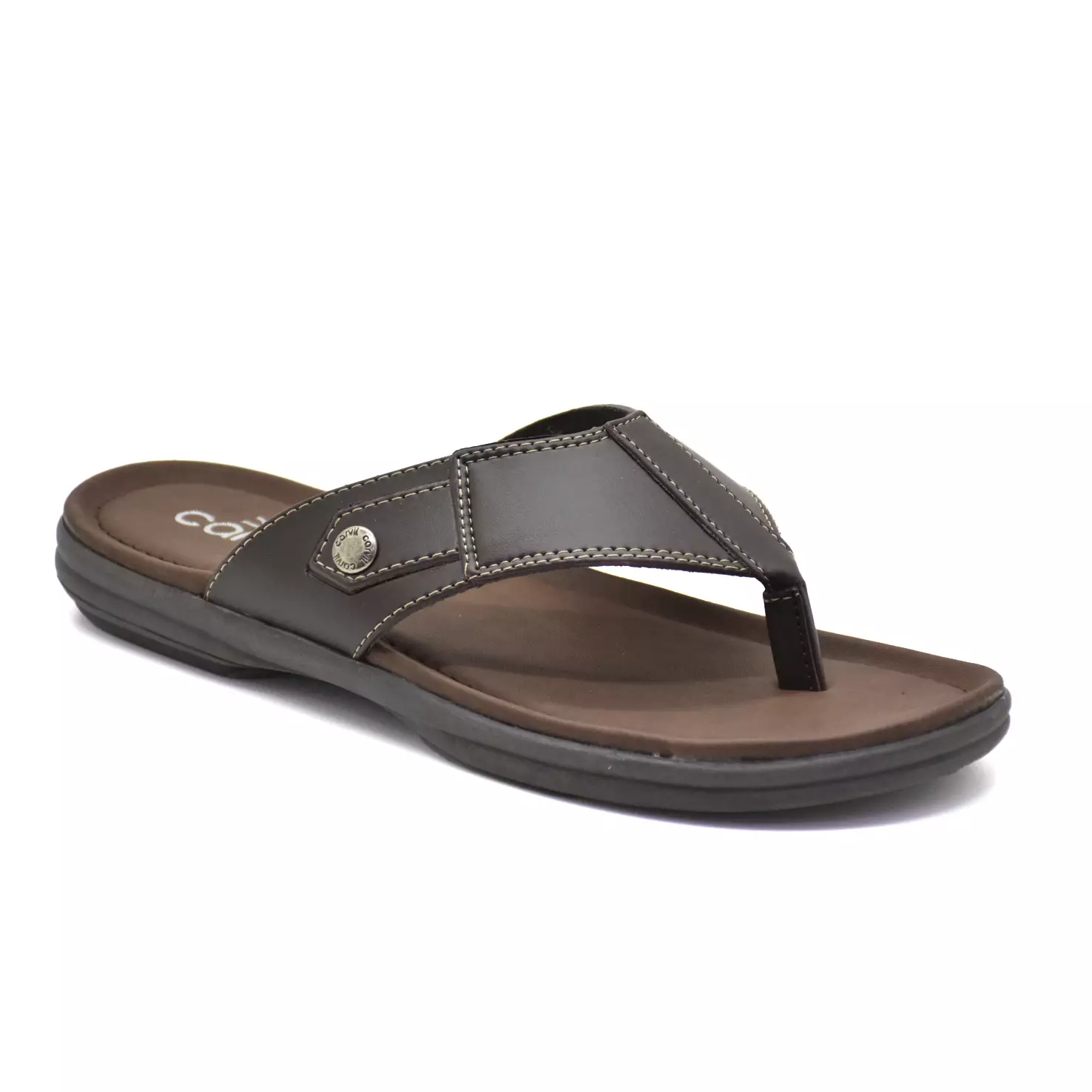 Carvil Sandal Pria Carlisle-01 M Dark Brown