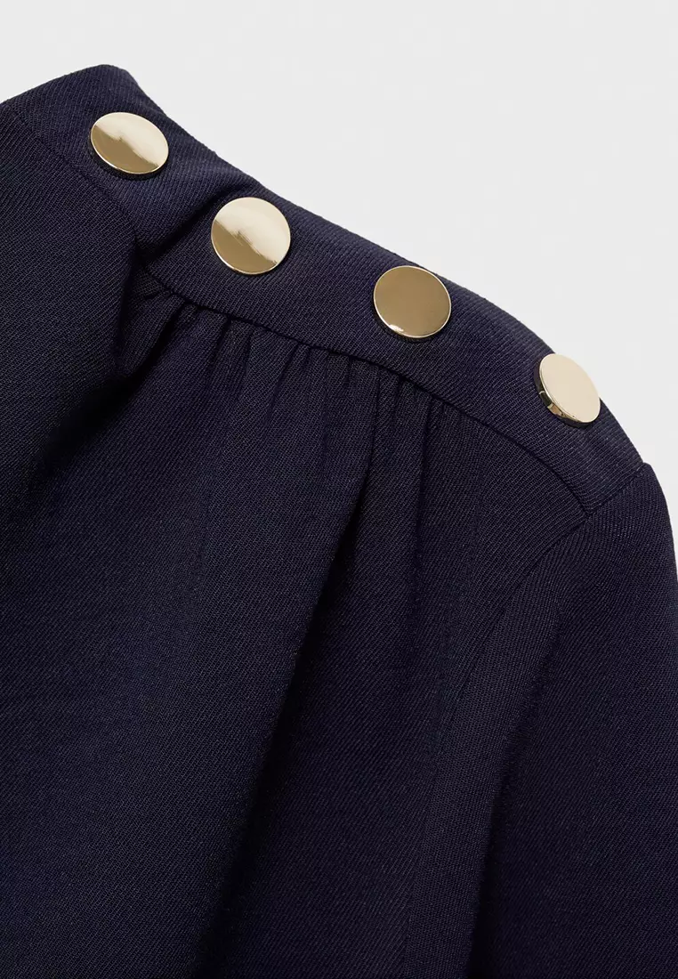 Asymmetrical Pleated Dress