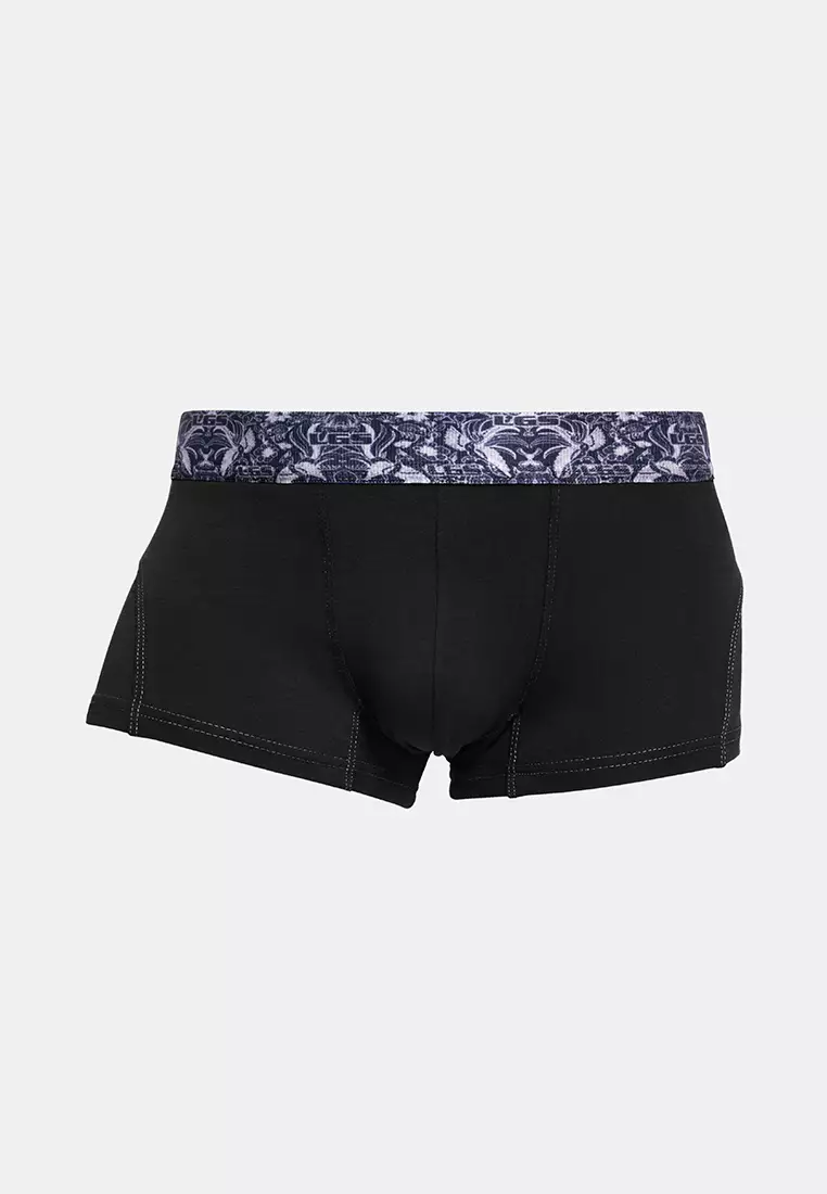 LGS - Underwear - Boxer - Paket 3 - Batik - Hitam Abu Coklat - LEBX.002.638.3.7C