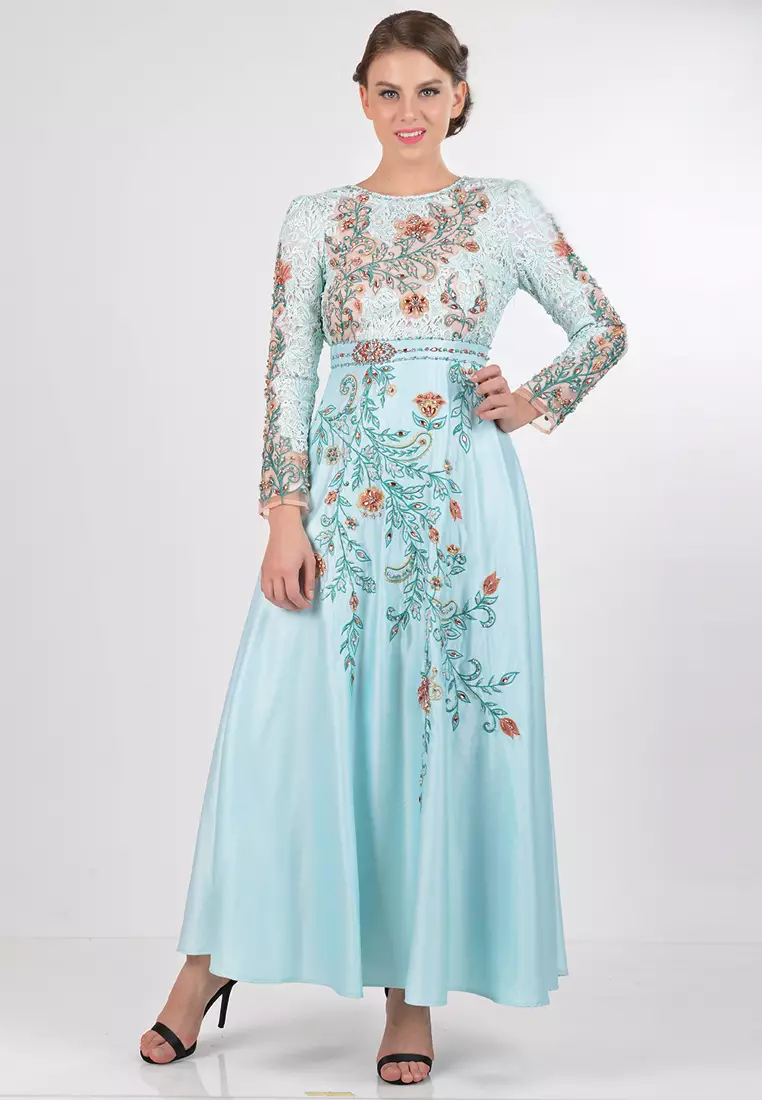 Bibiq Gamis Brokat Satin