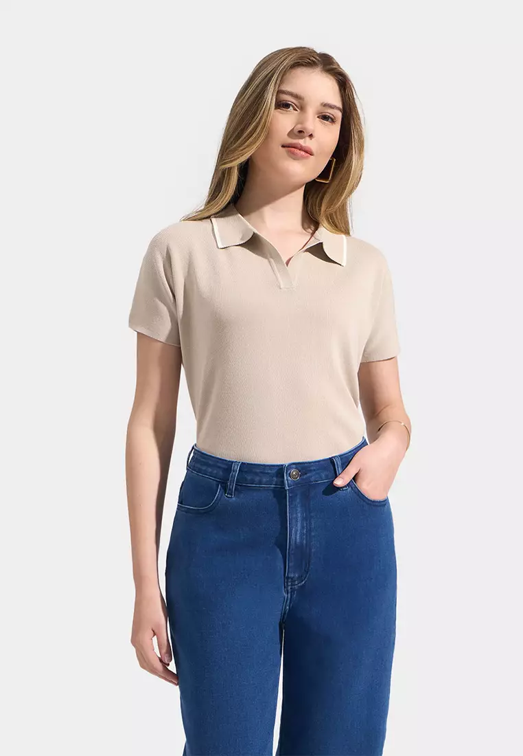Polo with Contrast Tipping