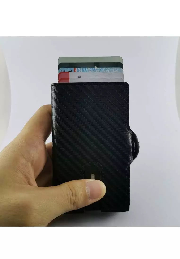 Carbon Card Case with RFID Blocking