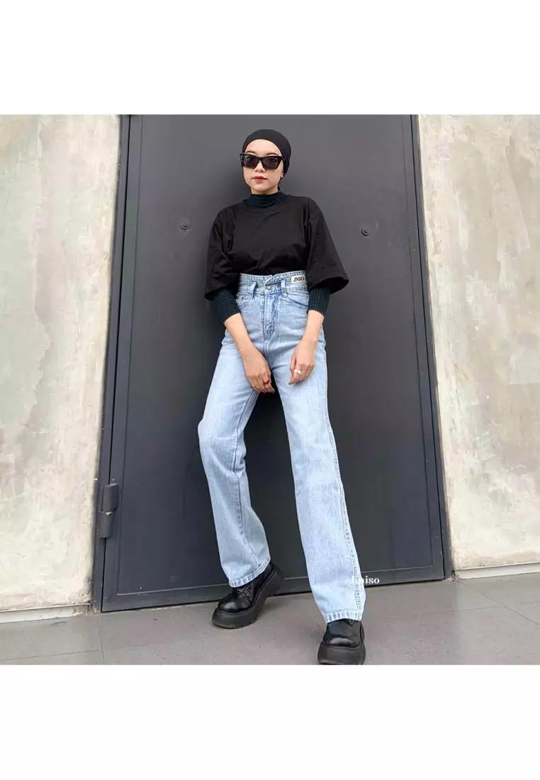 Ultra Highwaist Loose Jeans 222 LEVEL UP