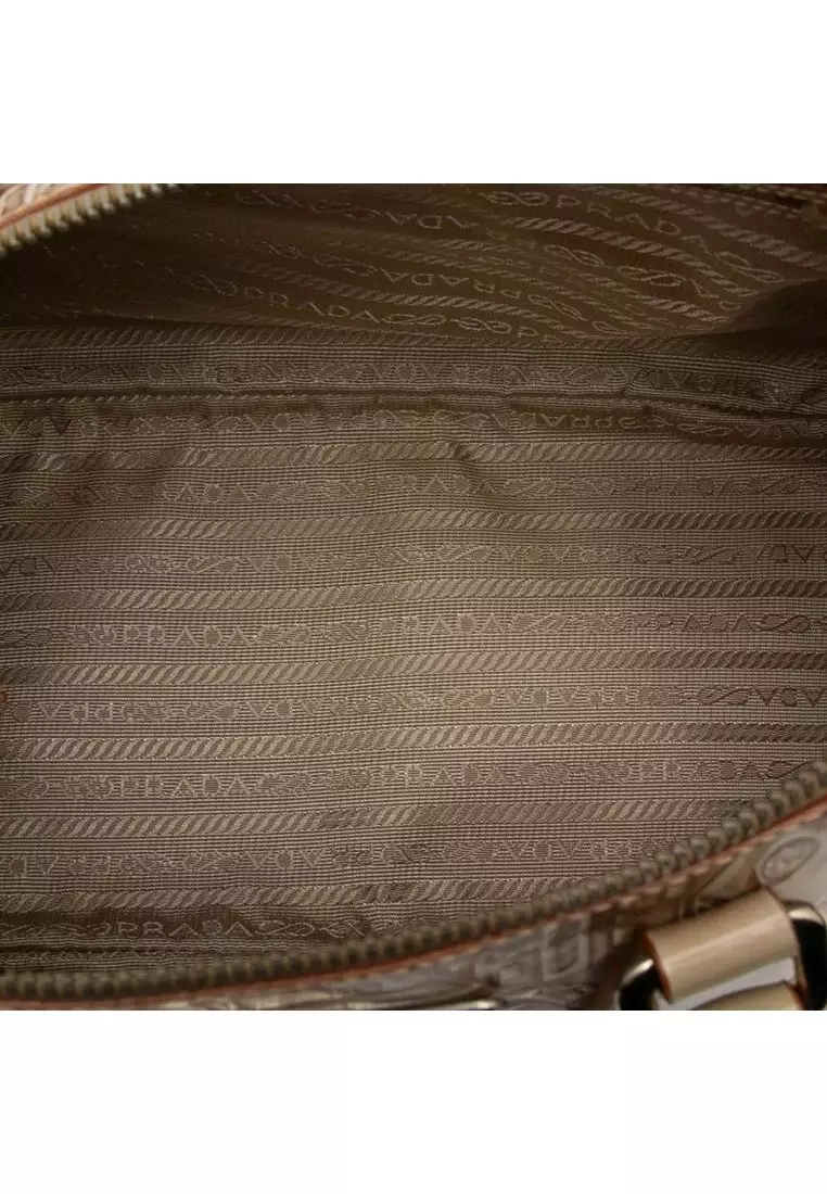 Pre-Loved Prada Embossed Leather Handbag