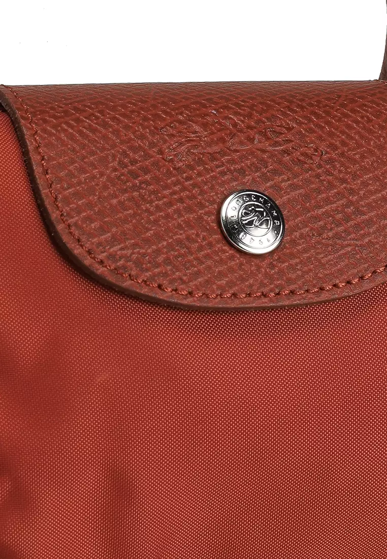 Le Pliage Green Pouch with Handle (tr)