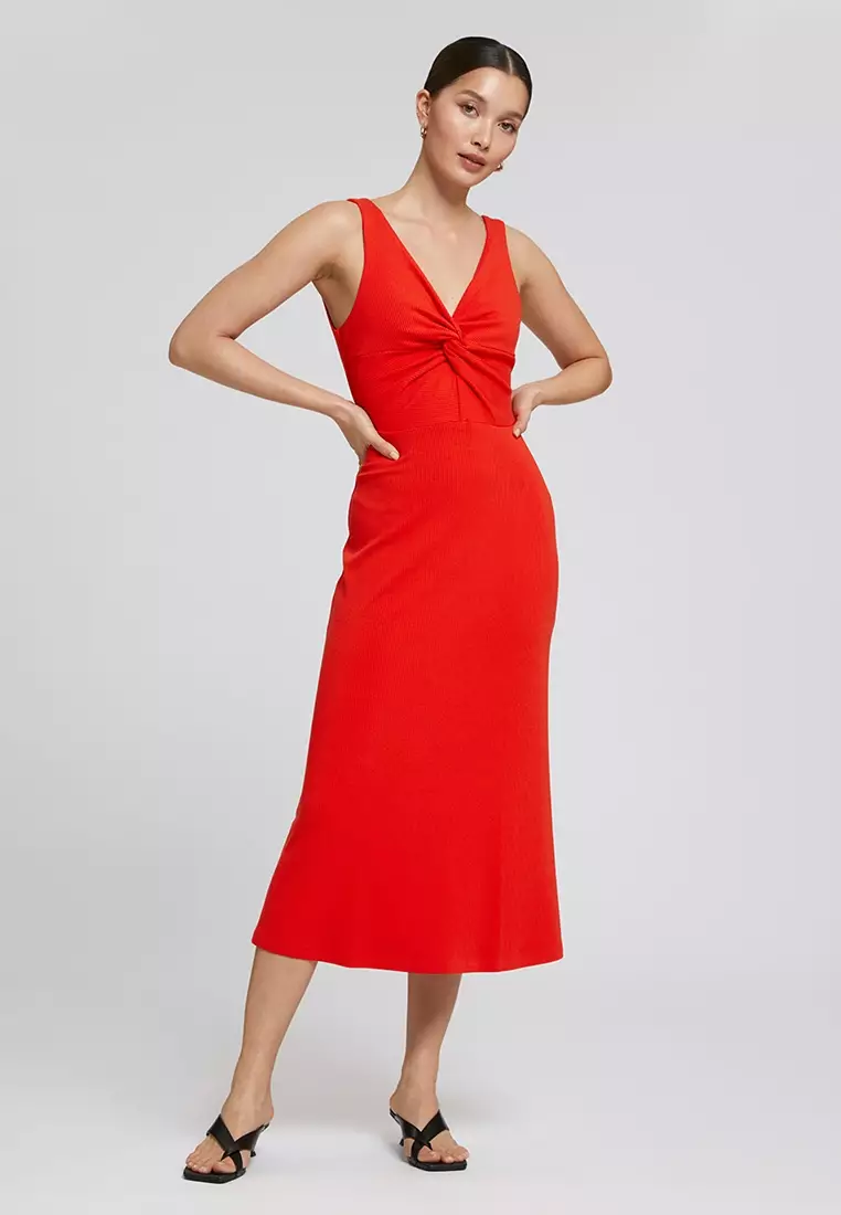 Red midi on sale