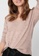 JACQUELINE DE YONG pink Elanora Long Sleeve V-Neck Sweater 79A12AAF7DF90CGS_3