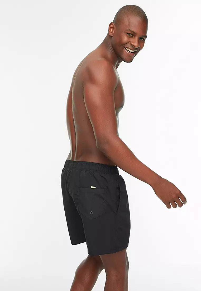 Solid Color Swimming Shorts
