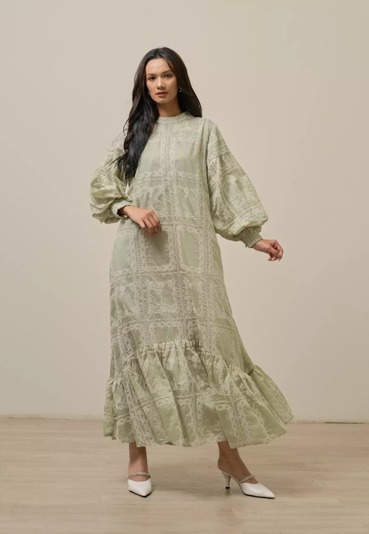 Ghaniya Dress - Sage