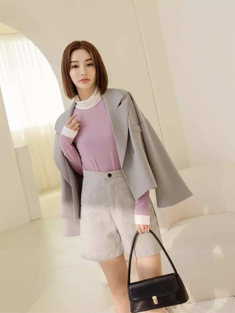 High neck thermal top sales