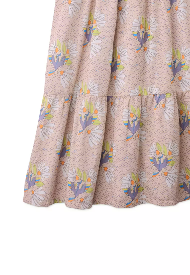 Anika Maxi Dress In Bird Print