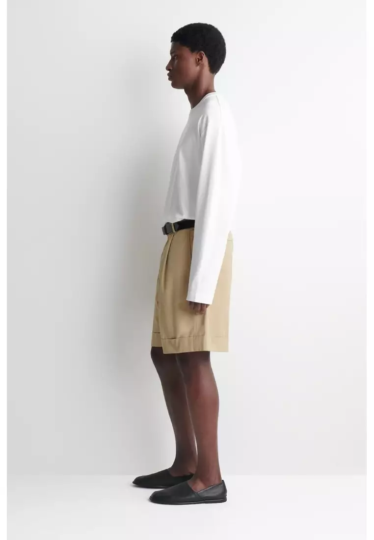 COTTON-TWILL CHINO SHORTS