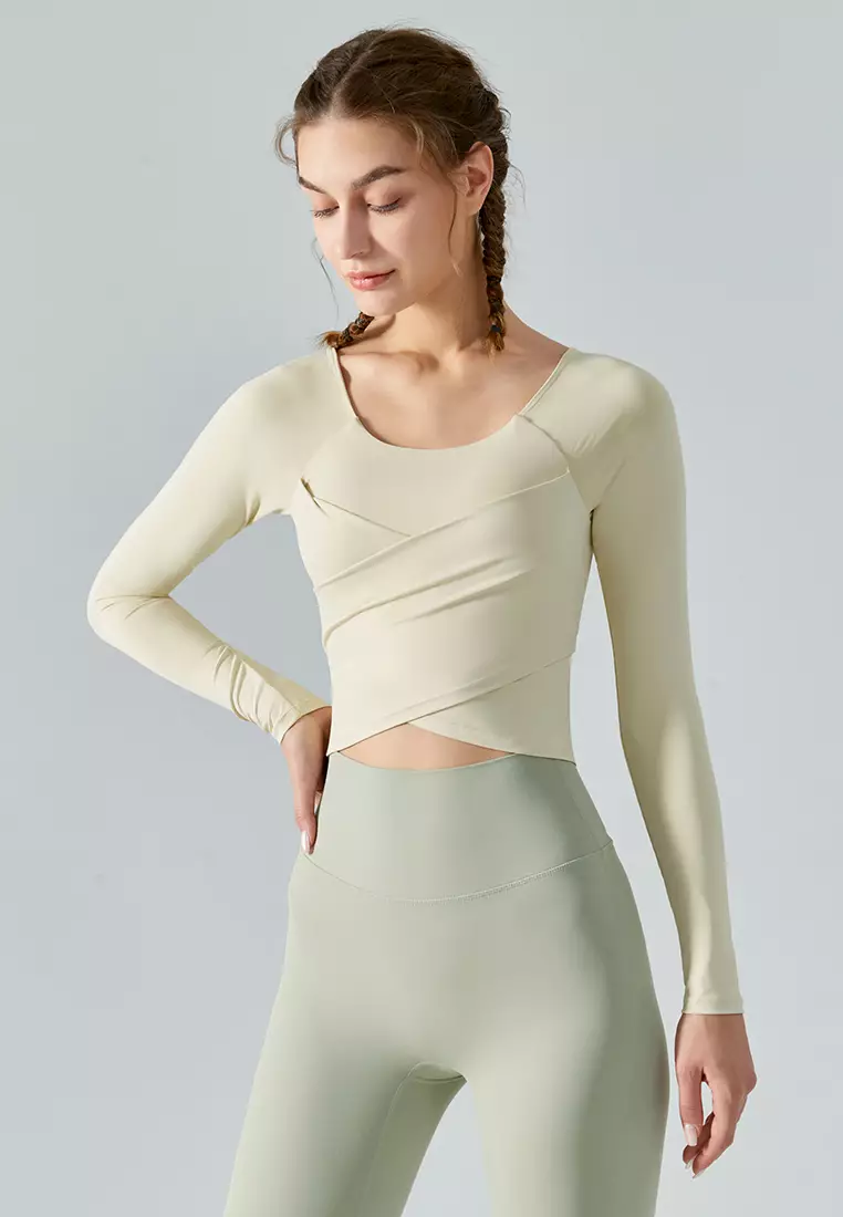 One-shoulder crossover camisole, Twik, Shop Women's Crop Tops