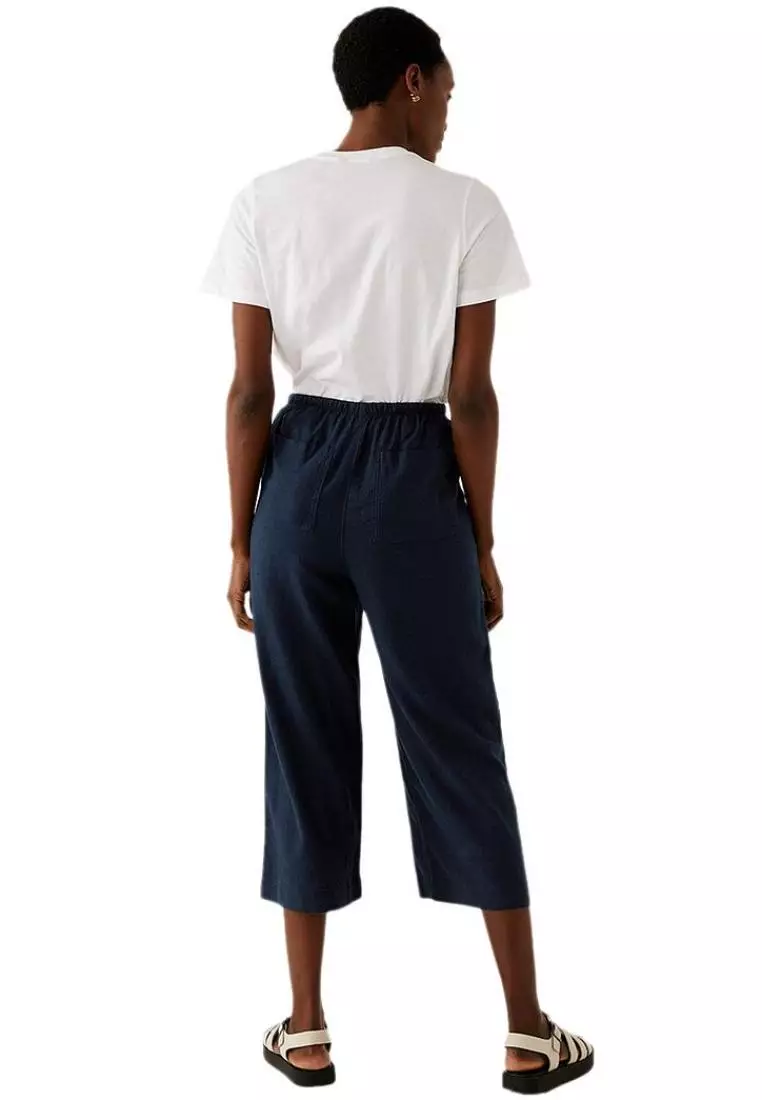 Marks and spencer hot sale cropped trousers