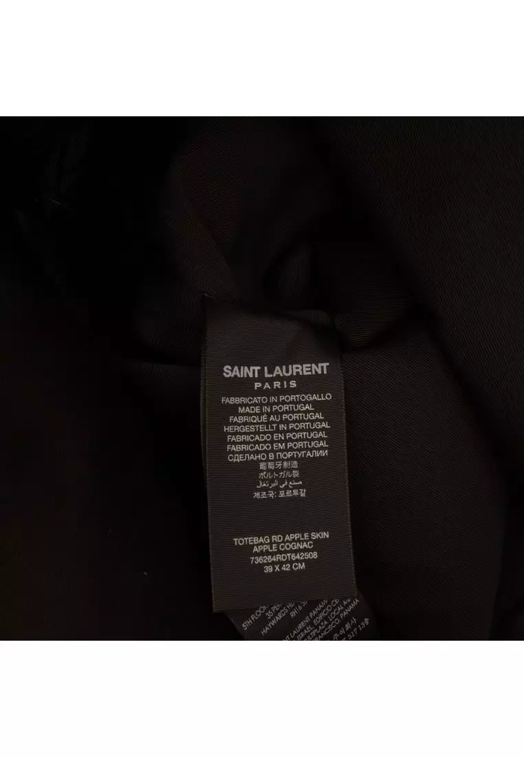 Pre-Loved Saint Laurent Vegan Leather Rive Droite Tote