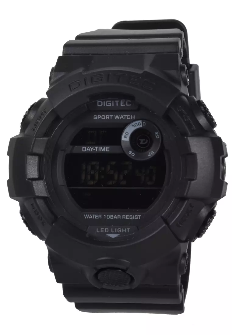 Digitec - Jam Tangan Pria - Black - Resin Strap - DG5112-B