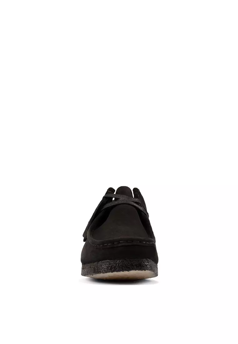 Buy CLARKS Mens Wallabee Moccasins - Black Sde 2025 Online
