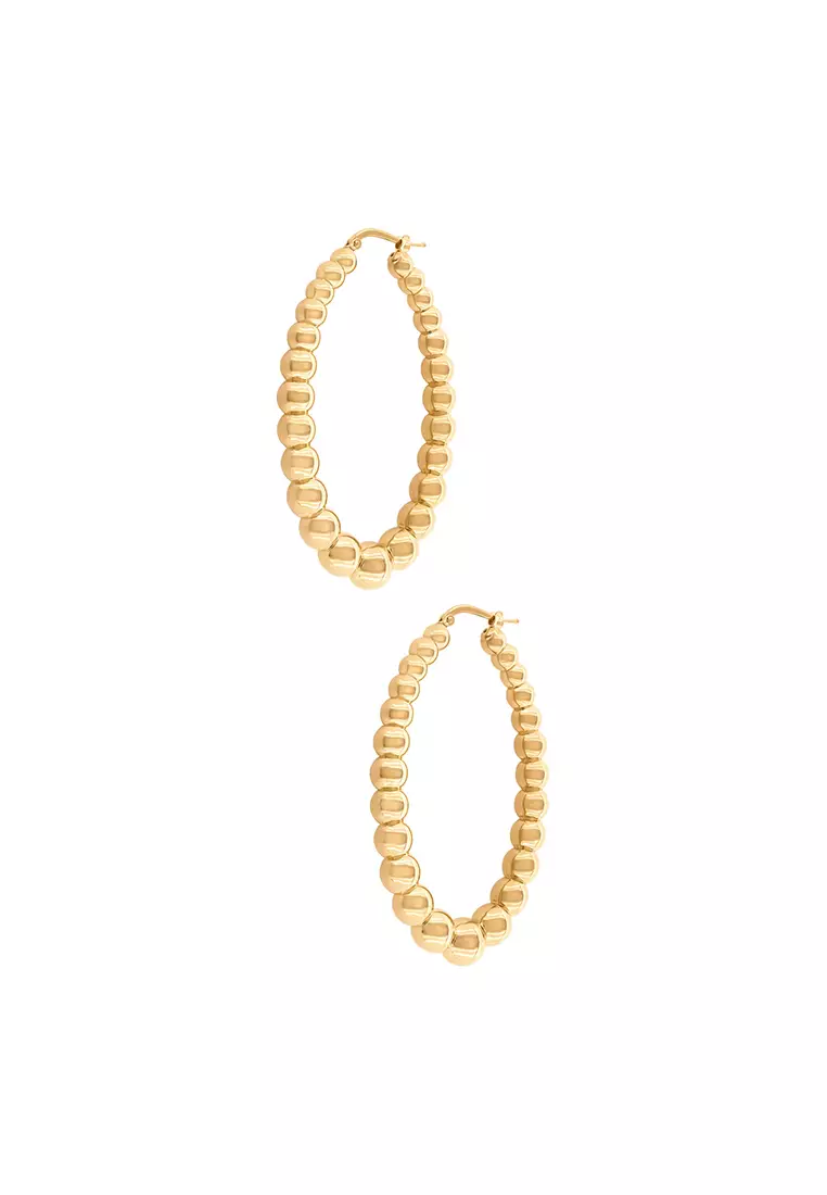 Buy ASTER X DOLCE VITA Beaded Hoop Online | ZALORA Malaysia