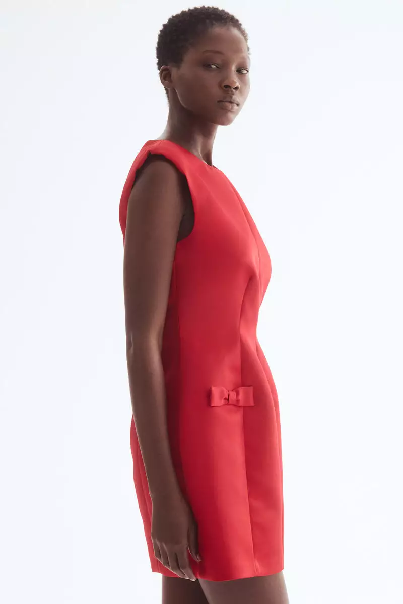 Bow-detail dress