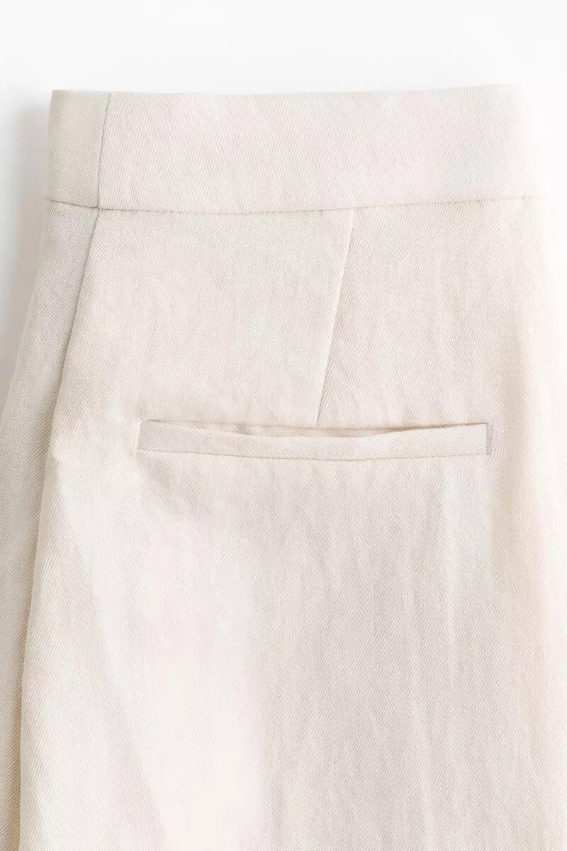 Bootcut tailored trousers