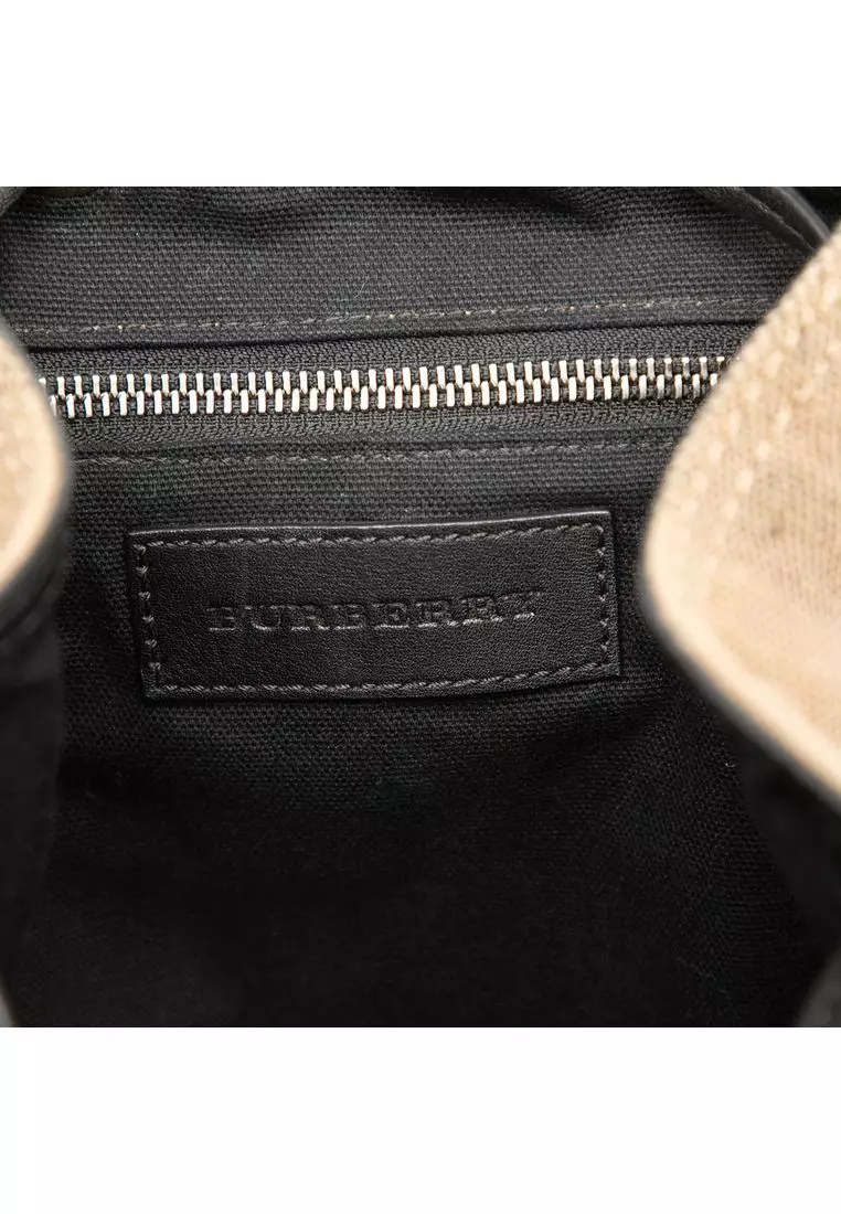 Pre-Loved Burberry Mega Check Canvas Star Sequin Backpack Burberry | Bags | Preloved Burberry Mega Check Canvas Star  main image 3