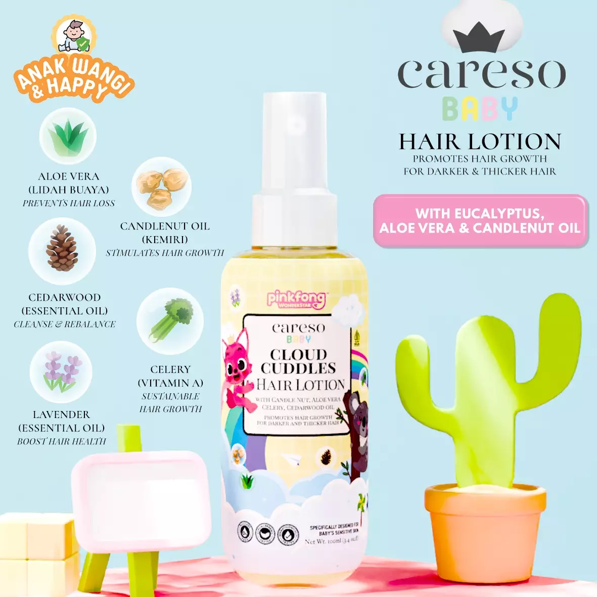 Careso Baby - Cloud Cuddles Hair Lotion