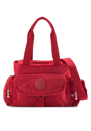 MDS Crinkled Nylon Fabric Convertible Shoulder Bag, 包, 肩esprit 中文背包