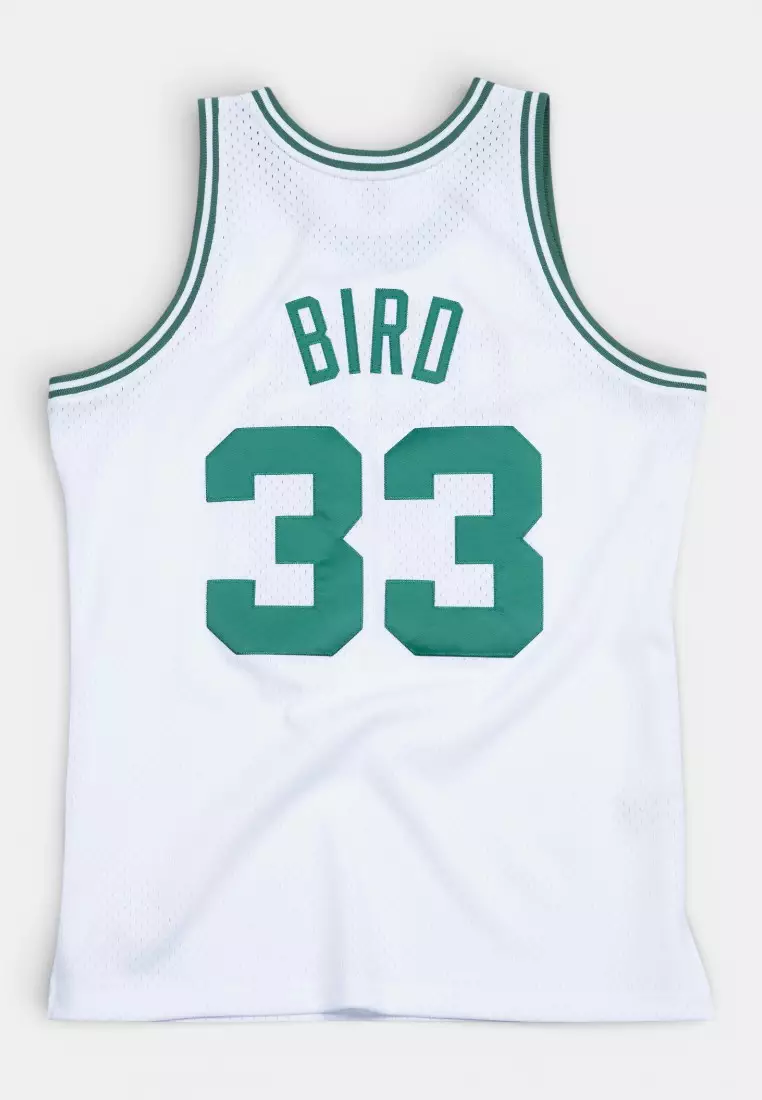 #33 Larry Bird 1985 Boston Celtics Swingman Basketball Jersey