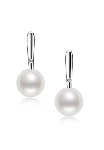 A.Excellence silver Premium Japan Akoya Pearl 6.75-7.5mm Stick Earrings 8BF4DAC48453AAGS_1