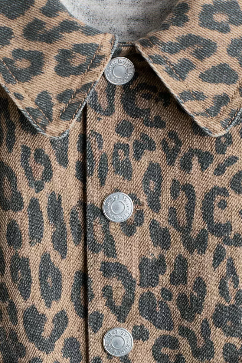 Printed twill jacket