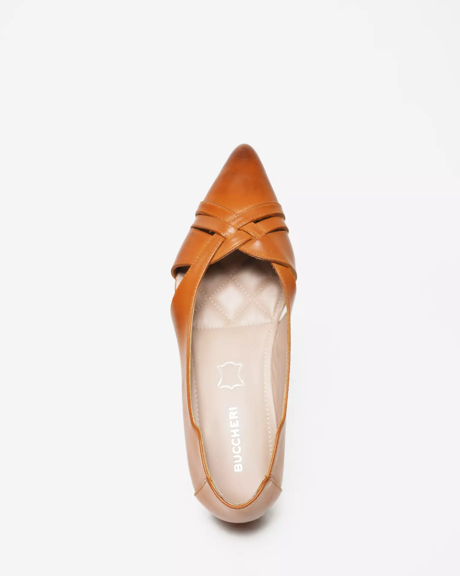 Buccheri Darcey Flats Women Tan