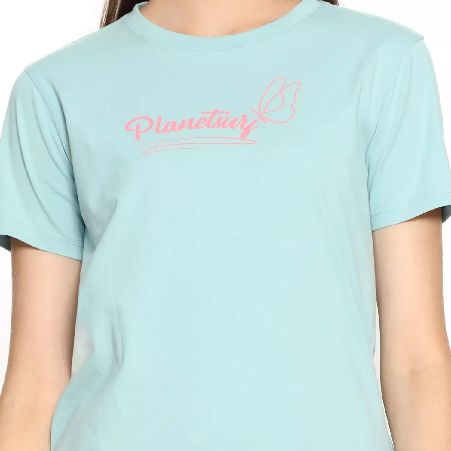 Planet Surf Clothing Kaos Lengan Pendek Wanita Hesty Ladies Bassic Tee 231C Planet Surf