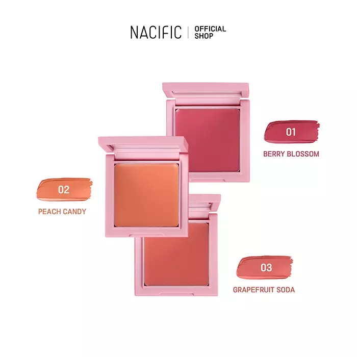 Nacific Juicy Mood Blusher 03 Grapefruit Soda
