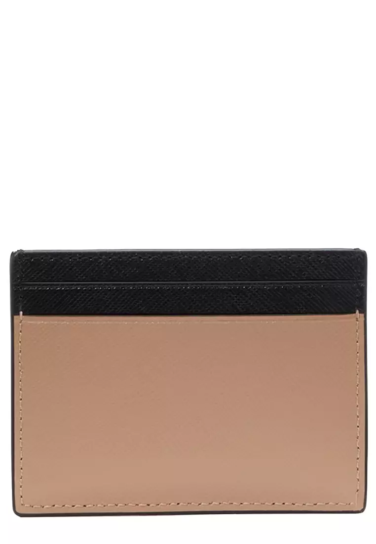 Madison Small Slim Card Holder in Toasted Hazelnut Multi KI369
