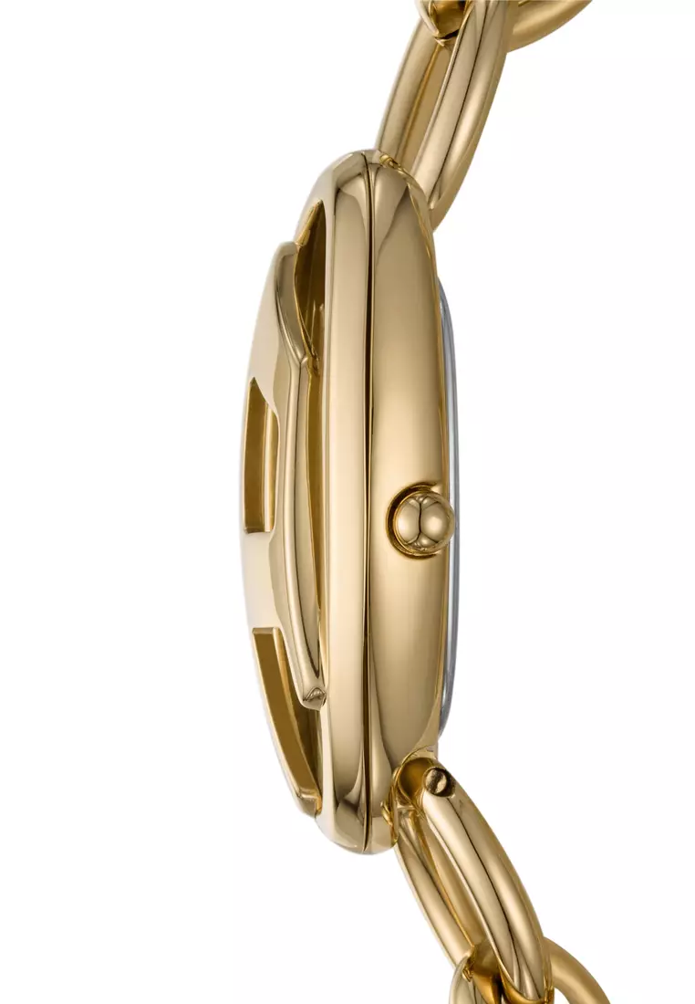 Diesel Women's D-Era Analog Watch ( DZ5611 ) - Quartz, Gold Case, Oval Dial, 9 MM Gold Stainless Steel Band