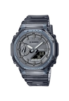 G-SHOCK Casio G-Shock Analog-Digital Watch GMA-S2100SK-1A Black Transparent Resin Band Sports Watch