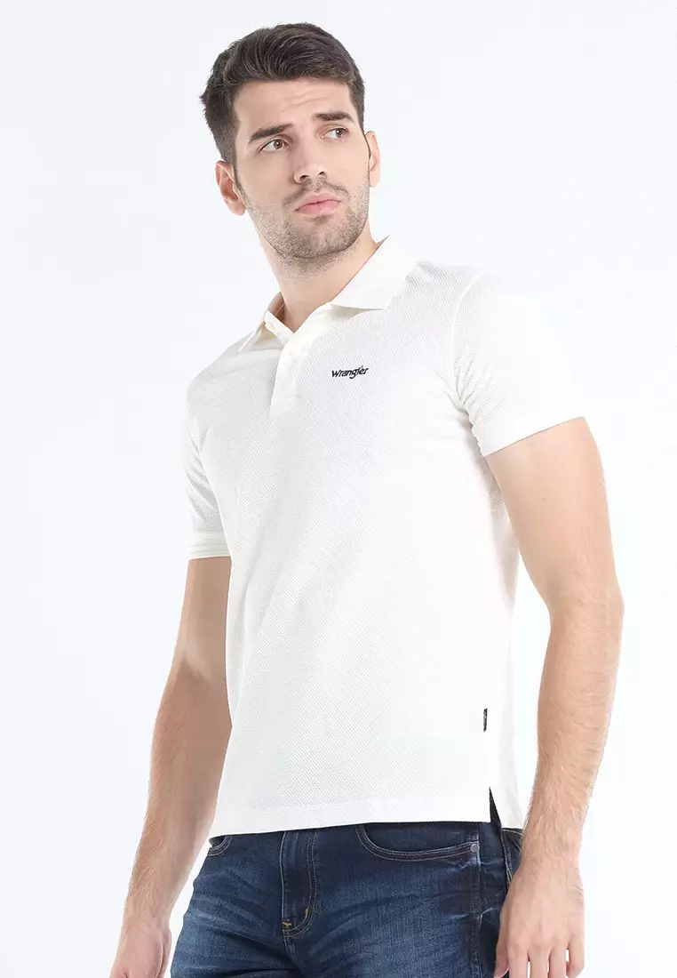 Wrangler Plain Color Polo Shirt for Men