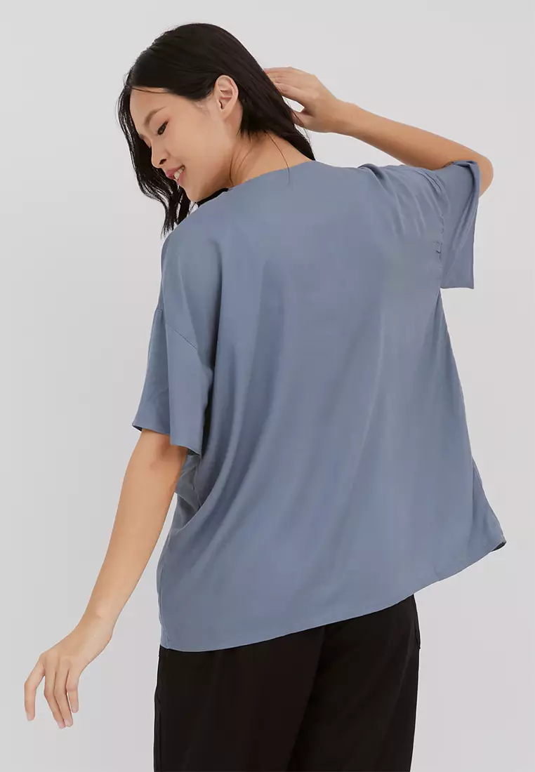 Camelia Grey Blouse
