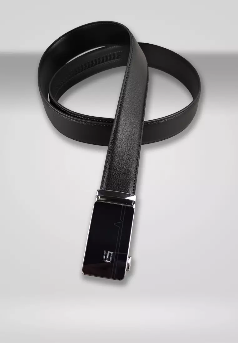 Grandir Ikat Pinggang Pria Kulit Sintetis Premium Sabuk Gesper Men Belt A