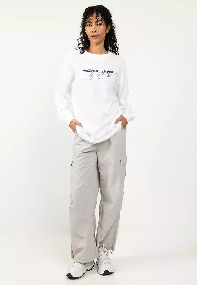 Sportswear Oversized Long-Sleeve T-Shirt