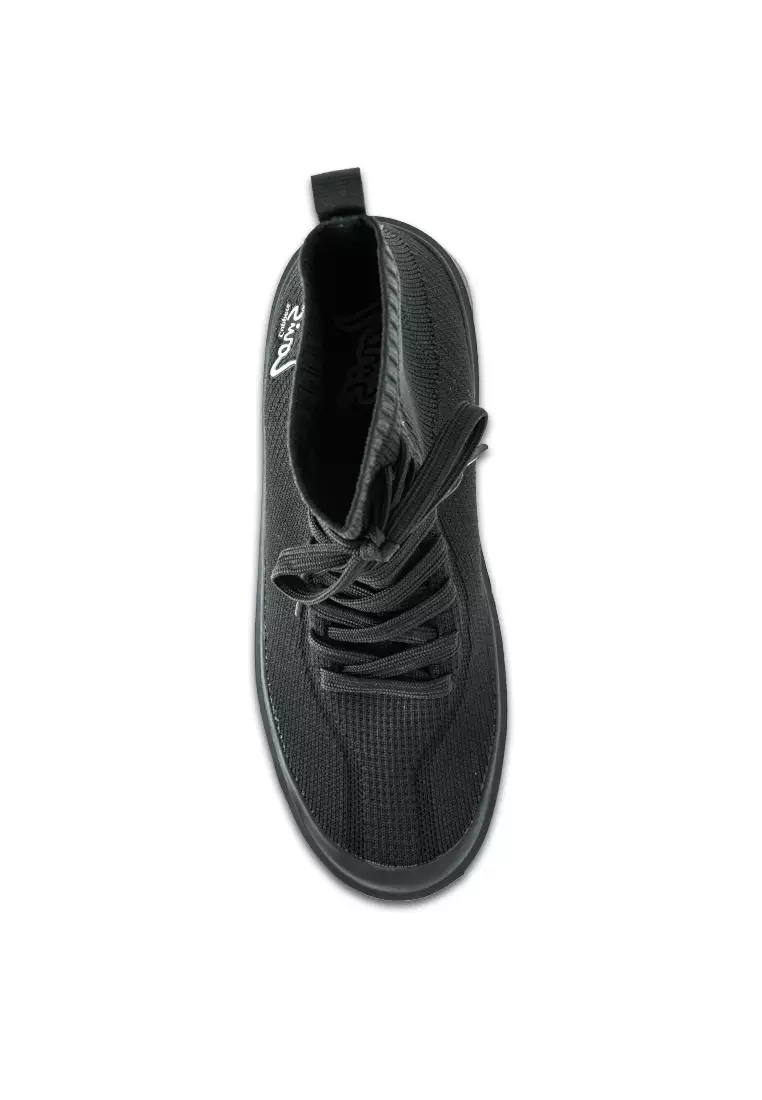 Women Lace up Knitted Lifestyle Sneakers - 240181010