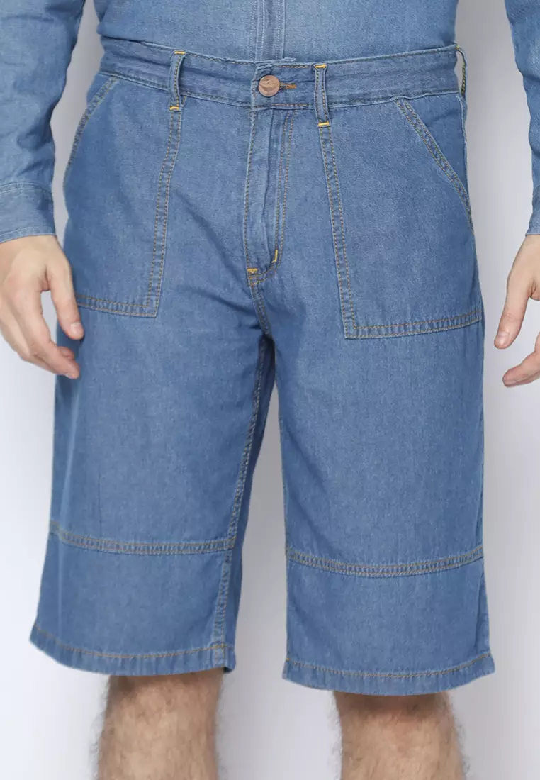 Celana Pendek Skena Pria Denim Chambay 162403