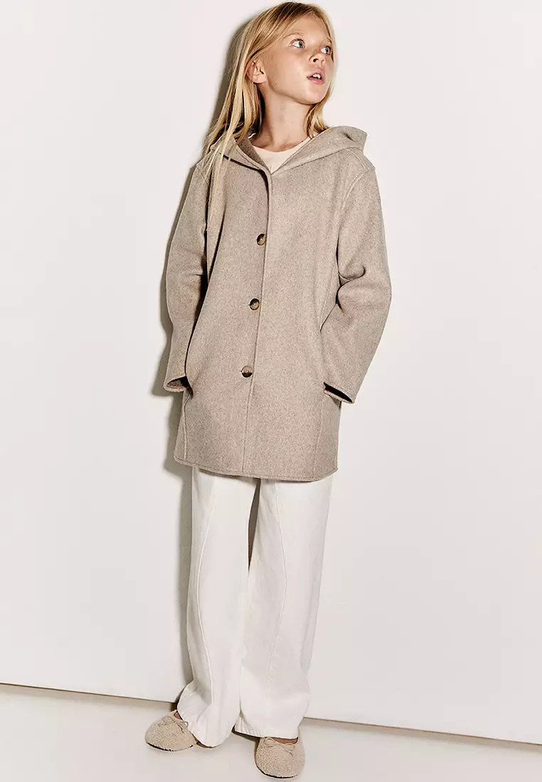 Cloth Coat with Pockets