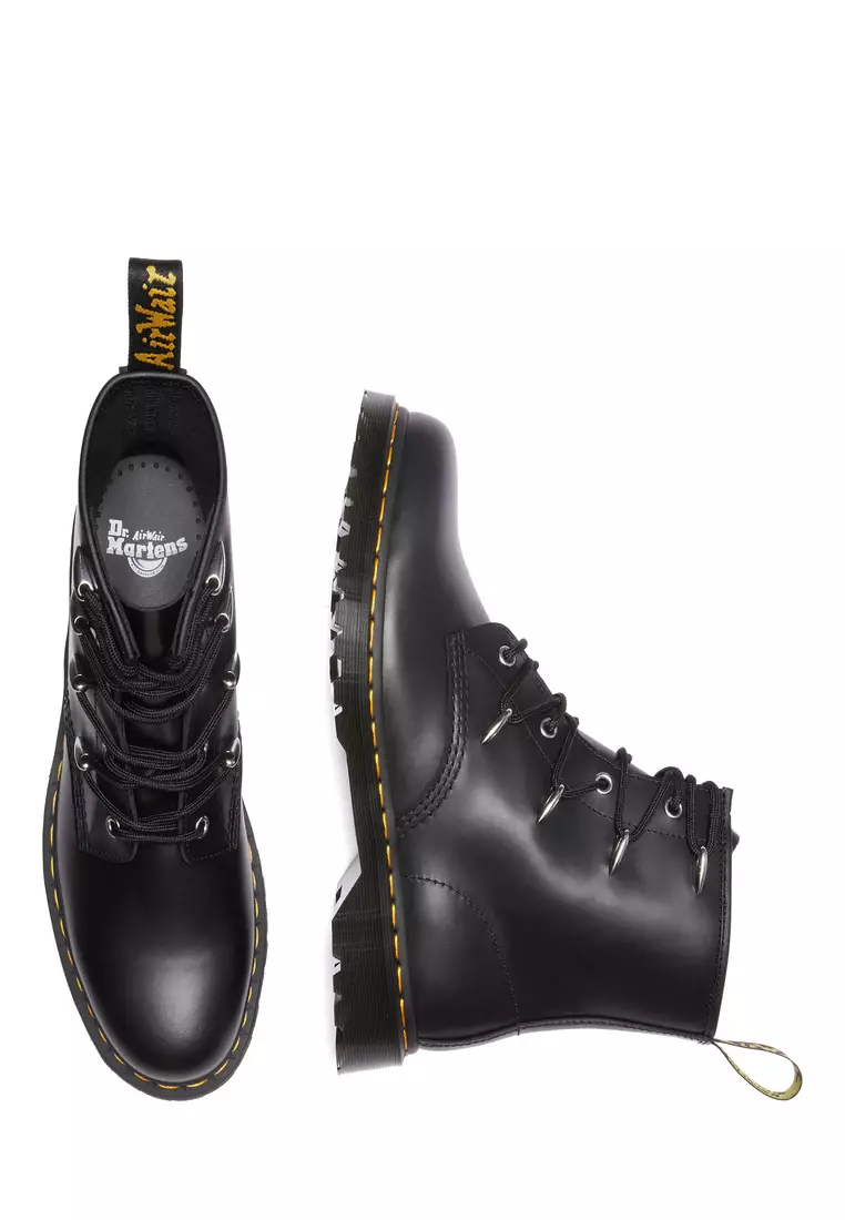 1460 ALIEN HARDWARE LEATHER LACE UP BOOTS