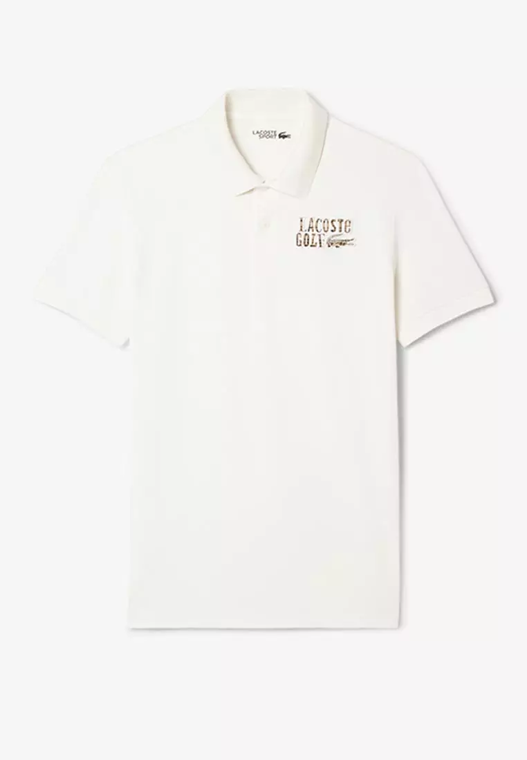 Relaxed Fit Mini-Piqué Golf Polo Shirt